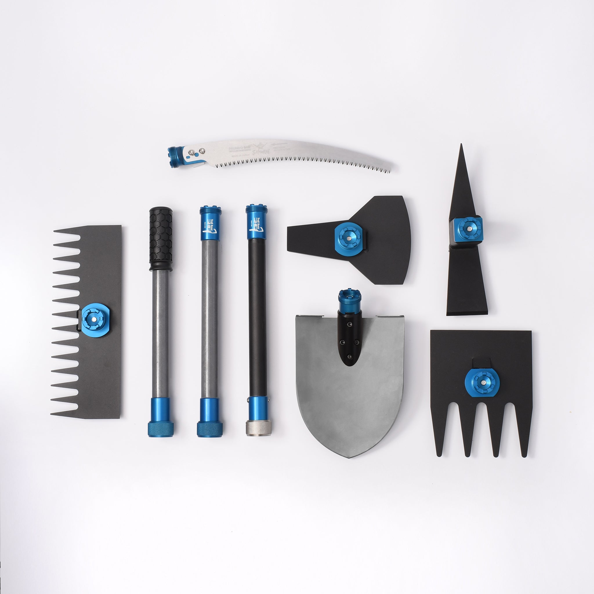 3-Piece Handle w/ 6 Heads | Dig | Shape | Cut | Set | Trail
