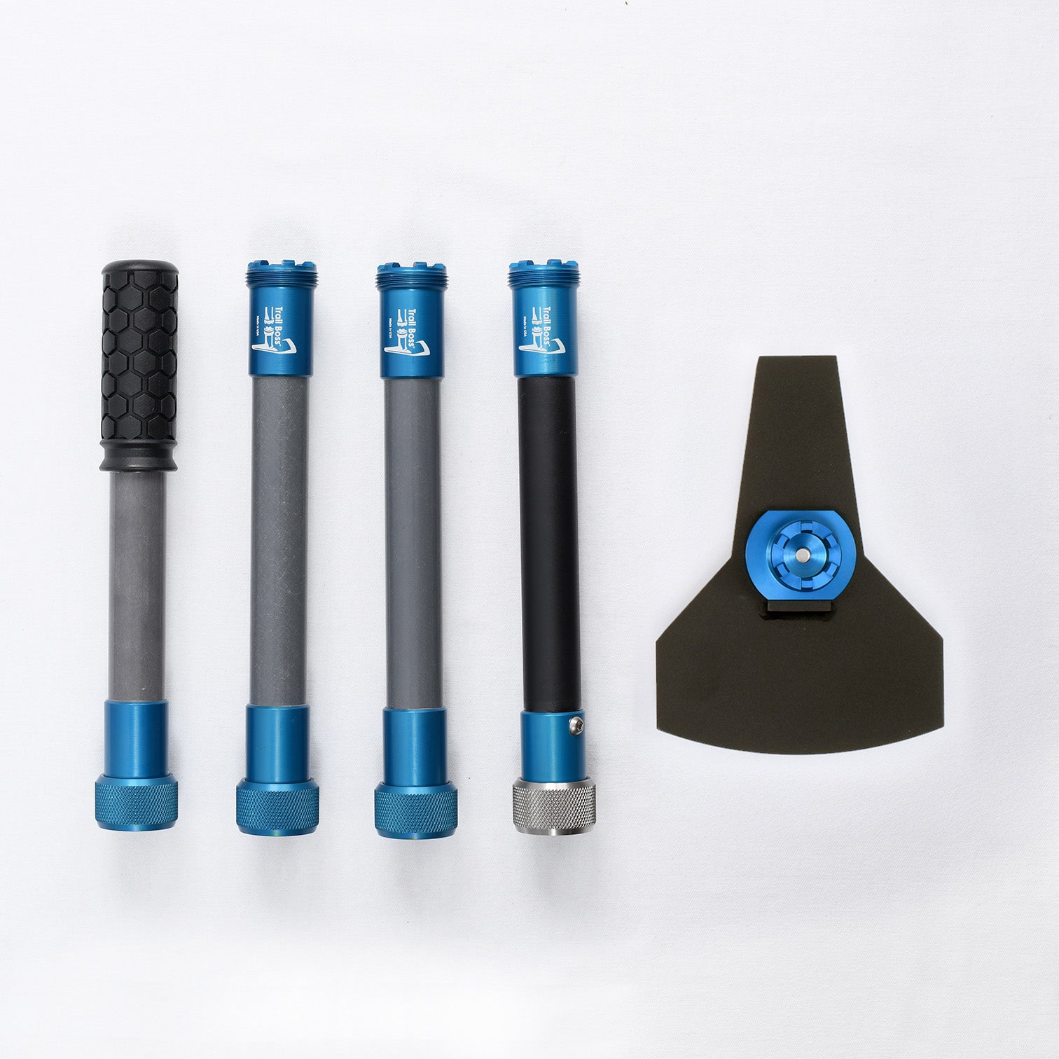 4-Piece Handle with Hoe Mattock