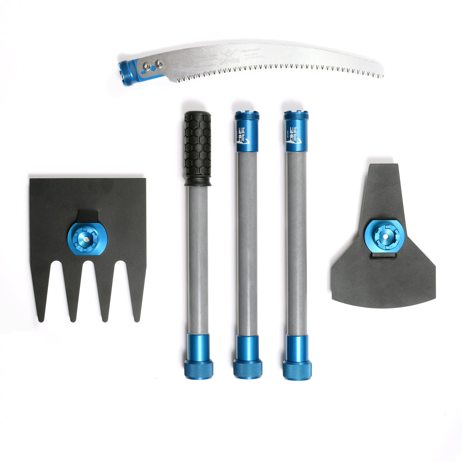 3-Piece Handle w/ 3 Heads