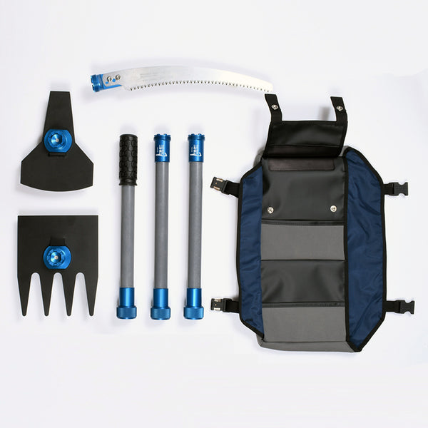 3-Piece Handle w/ 3 Heads and Tool Wrap | Set | Trail Boss - Trail Boss USA