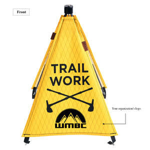 Trail Work Sign